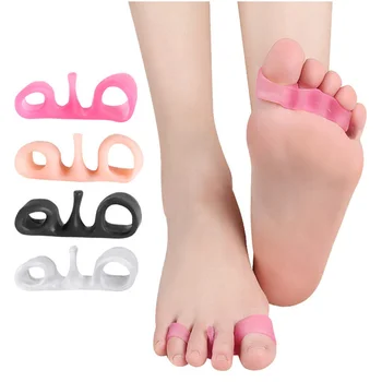

2pcs Daily Use SEBS Silicone Hallux Valgus Orthosis Toe Overlap Repair Foot Care Tool Feet Care Toe Orthosis Foot Care Tools