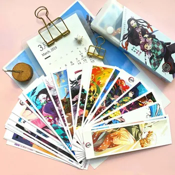 

33Pcs Anime Demon Slayer Kamado Tanjirou Kamado Nezuko Bookmarks Cartoon Creative Bookmark Beautiful Book Marks Gift
