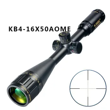 

KANDAR Gold Edition 4-16x50 AOME Glass Etched Mil-dot Reticle Locking RifleScope Hunting Rifle Scope Tactical Optical Sight