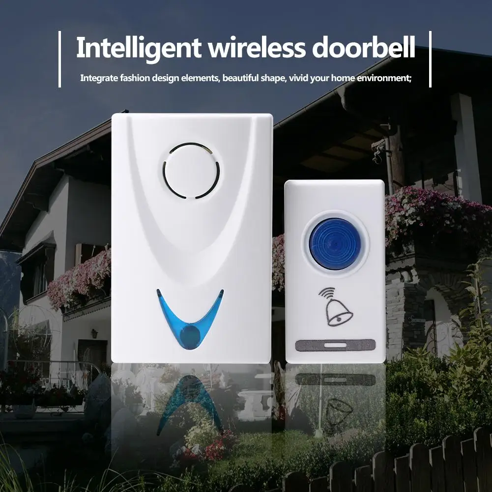 

32 Songs Wireless Smart Doorbell Door Calling Bell Button for 100m Home Security Alarm System Home Improvement Supply