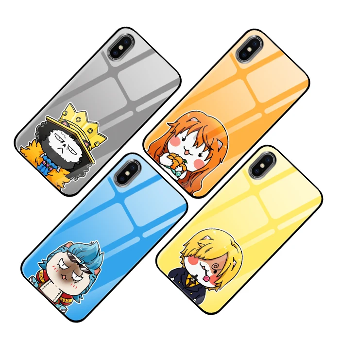 Милый роскошный чехол из закаленного стекла для iPhone 5 5S 6 6s 7 8 Plus X XS XR 11 Pro Max, одно изделие