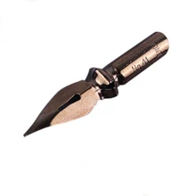 Наклонный английская каллиграфия медный оттиск с письменами Перьевая ручка Перо