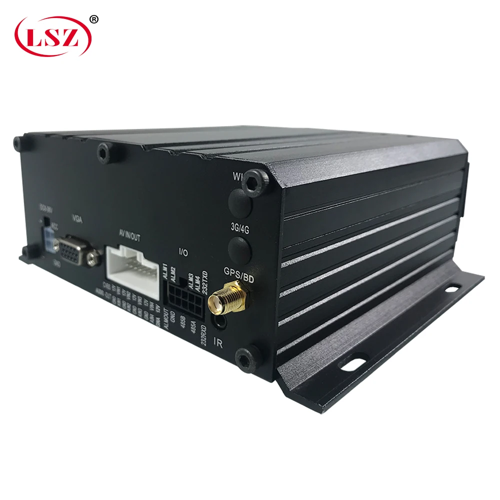  LSZ 4CH HDD coche DVR para autobús camión camionetas GPS MDVR 1080P coche grabadora de vídeo AHD DV