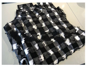 

Senior Lattice Relief Texture Sheep Camel Small High Lead Sweater ~