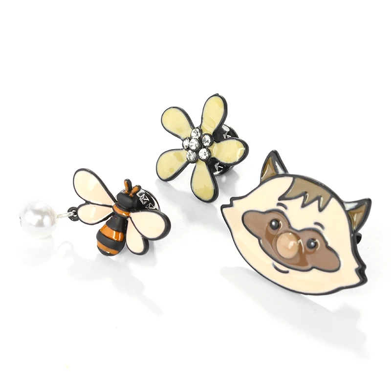 H600441X组合胸针浣熊蜜蜂 (8)