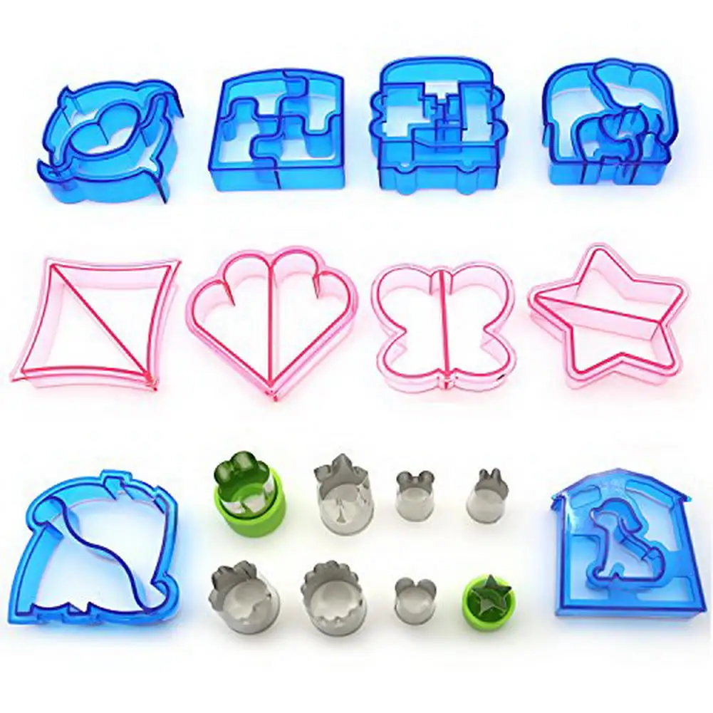 ГОРЯЧАЯ Детская машина для резки сэндвича 18 шт. набор симпатичных форм Сэндвич Хлеб слайсер DIY Инструменты для выпечки LSF