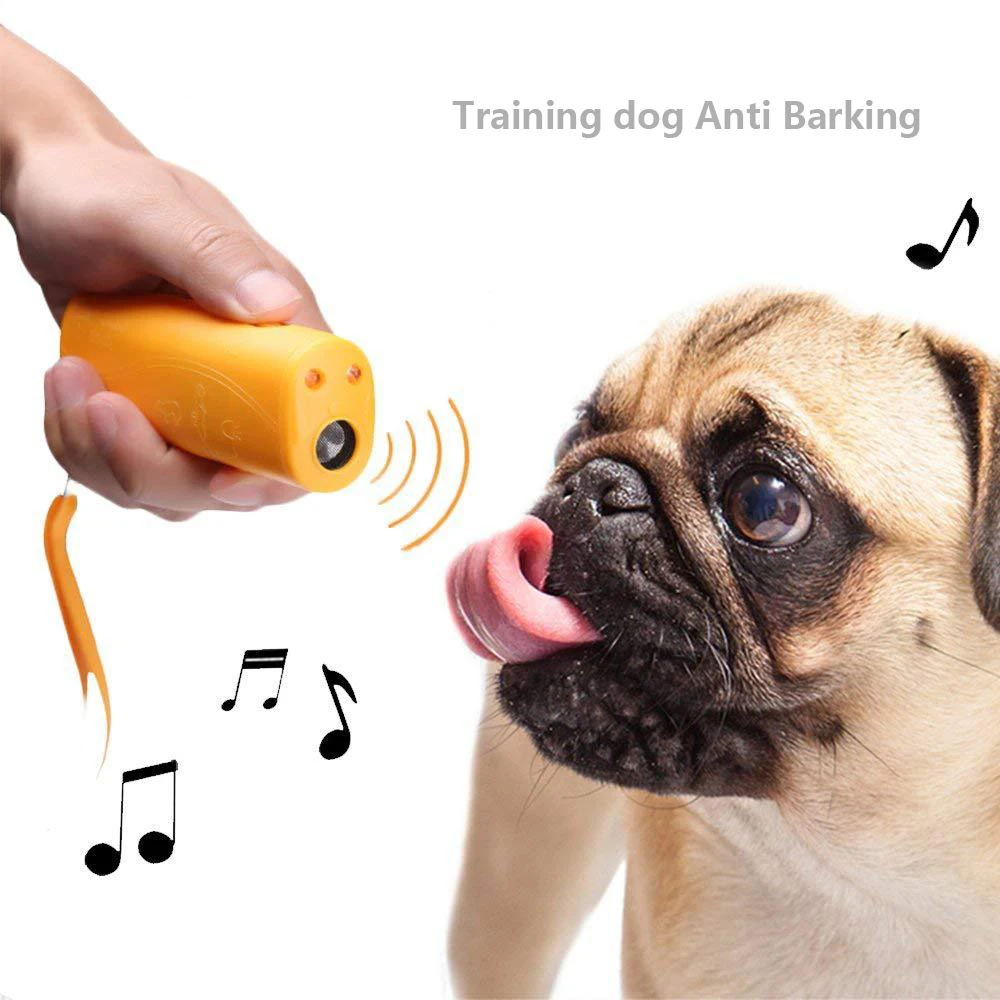 1pc font b Pet b font Dog Repeller Anti Barking Stop Bark Training Device Trainer LED