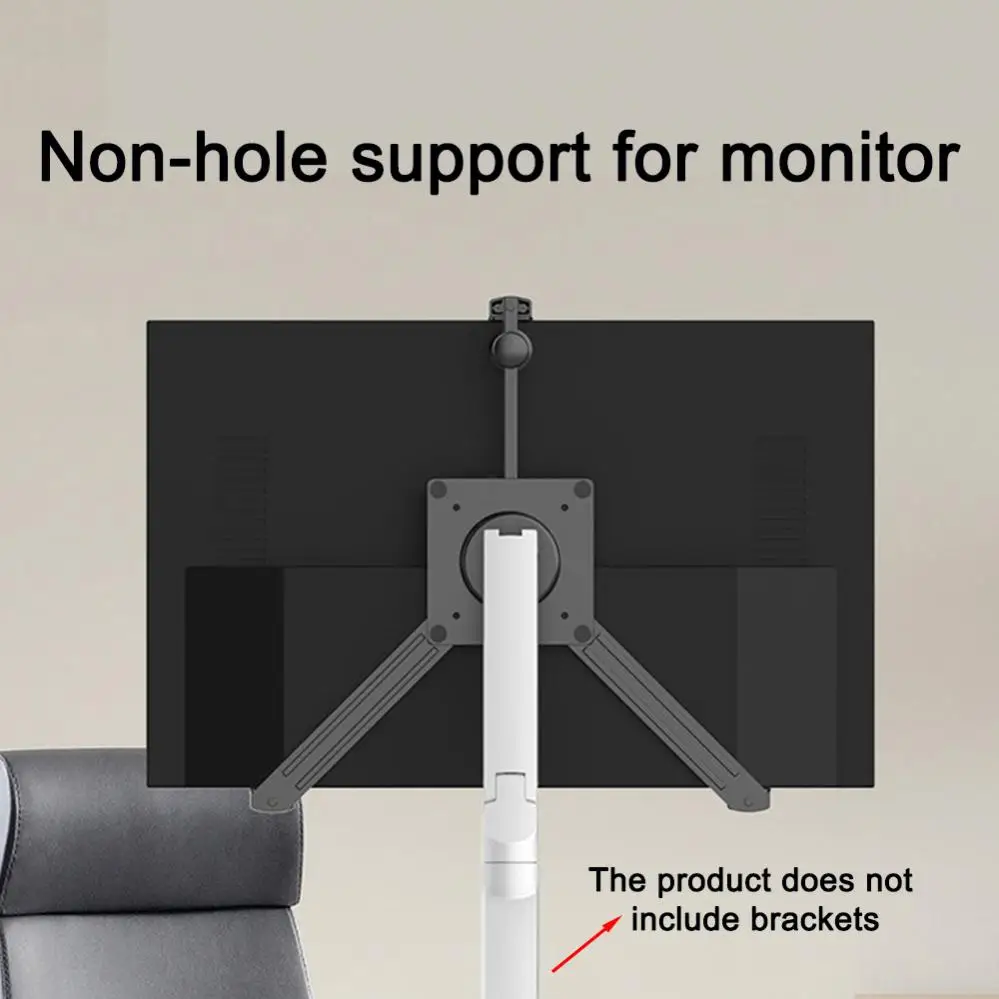 Furo de Montagem Suporte para Menos de 12kg Polegada Extensão Vesa Adaptador Fixação Suporte Monitor Nenhum Monitores Display Lcd 17-32 - Image 2