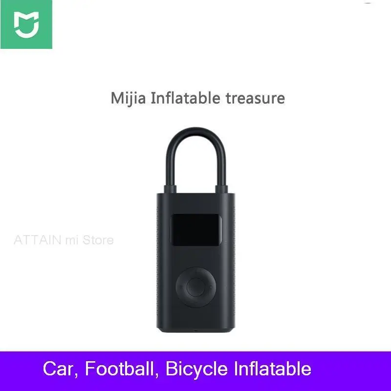 Xiaomi mijia Inflation драгоценный автомобильный насос портативный мини-мини велосипедный насос автомобильный воздушный насос