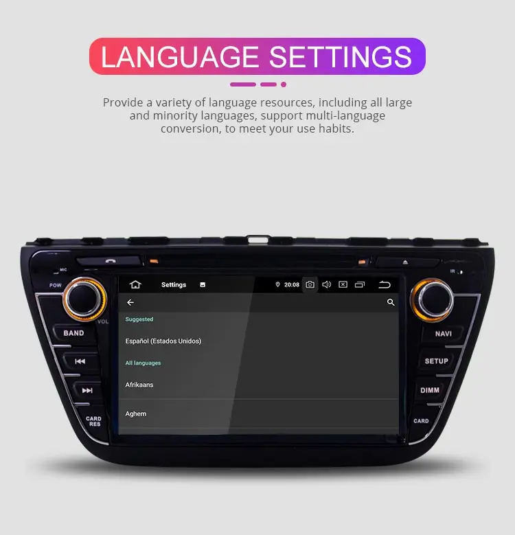 Top Besina Android 9.0 Car DVD Player For Suzuki SX4 S-Cross 2013-2016 Multimedia GPS Navigation WIFI 2 Din Car Radio 64G Stereo IPS 11