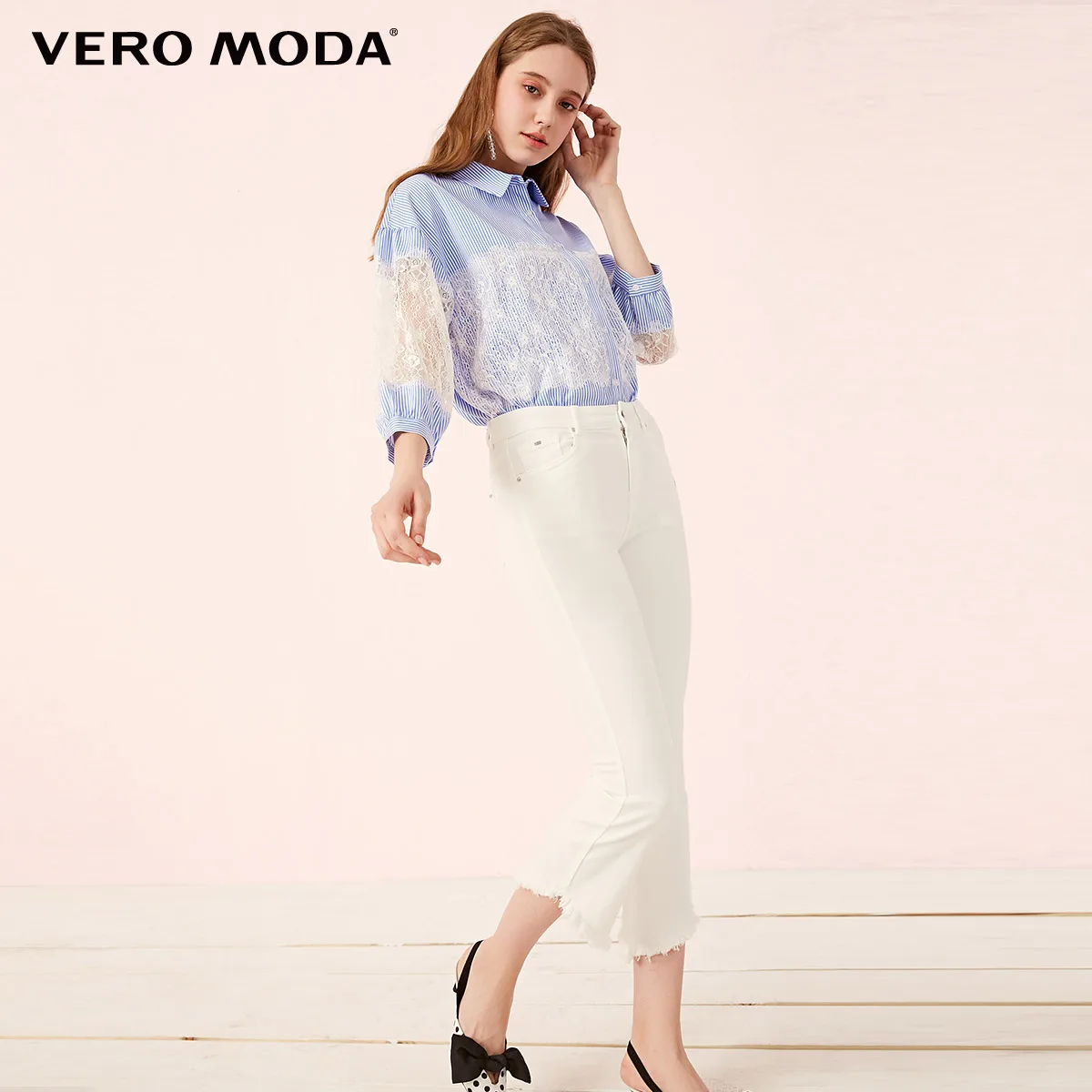 Vero Moda женские облегающие укороченные джинсы | 319149548