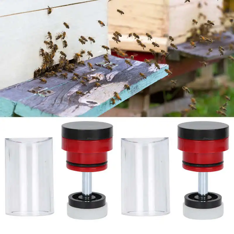 Herramienta de apicultura de plástico, rotulador Queen para Abeja Reina, herramientas para abejas, fermentación, King Mark, 2 uds.