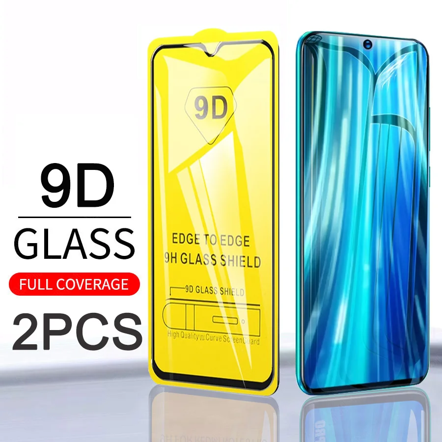 Закаленное стекло 9D для Xiaomi Redmi Note 8 Pro 2 шт. защита экрана 7 защитное xiomi red mi Note8pro