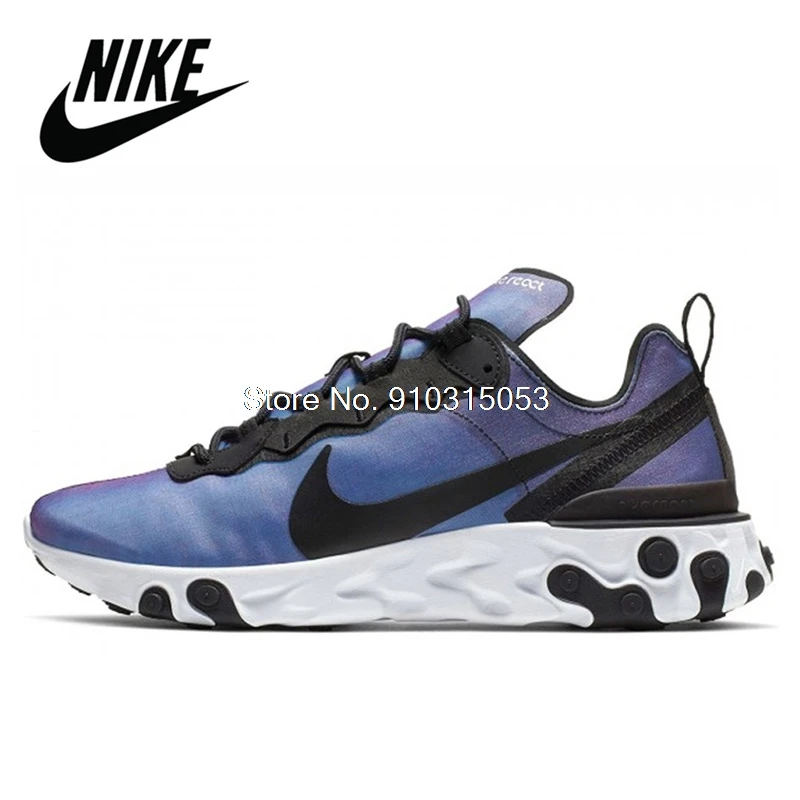 Новый 2020 Nike реагируют Ele Для мужчин t 55 Серебряный Щит Мужчин's Повседневное