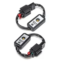 turn signal 2PCS Indicator LED Taillight Add-on Module Cable Wire Harness For VW Golf 7 Black Dynamic Turn Signal Left & Right Tail Light (4)