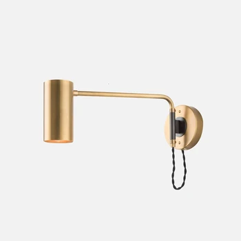 

Gold Wall Metal Lamp Hotel Wall Lamp Wall Mount Lamp Aplique Luz Pared Bathroom Light applique murale led