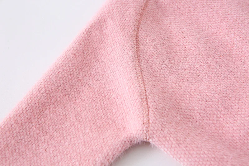 Модные однотонные Мягкие вельветовые пуловеры для мальчиков и девочек, детские теплые толстовки с длинными рукавами