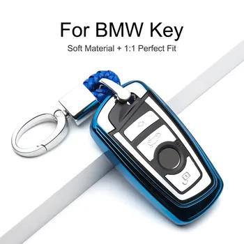 

Car Key Cover TPU Key Case for BMW 1 3 5 7 I3 X3 X4 X5 X6 Series F15 F34 F10 F30 F20 F25 G05 F07 G30 M3 Car Accessories Keychain