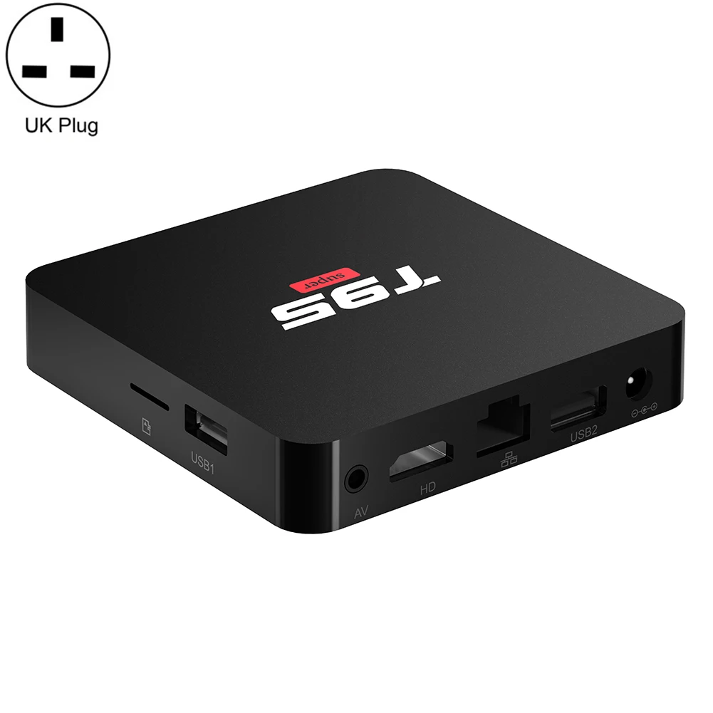 As Shown T95 Max Android tv Box 2+ 16G Smart tv Box четырехъядерный 6K T95 HDR 2,4 GHz Черный Wifi плеер приставка ресивер для Smart tv - Цвет: As Shown