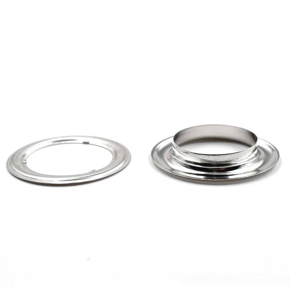 

25mm 20mm 14mm 10mm 5mm 3.5mm 200 sets of eyelets each size Silver metal Eyelets Iron material