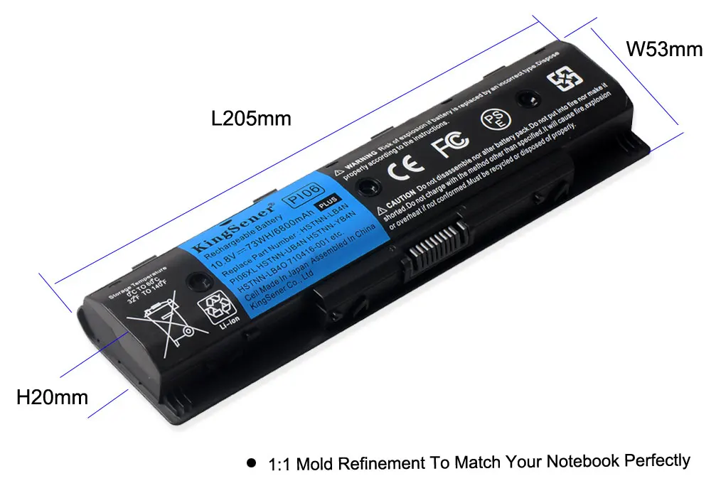 KingSener PI06 Bateria para HP Pavilion 14