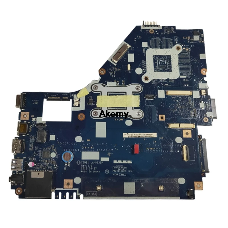 Для ACER E1-570 Материнская плата ноутбука E1-570 I3-3217U HM77 Z5WE1 LA-9535P испытанное хорошее