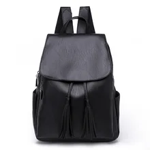 От производителя; женский рюкзак на молнии; простой школьный стиль; Универсальный Высококачественный маленький рюкзак из искусственной кожи