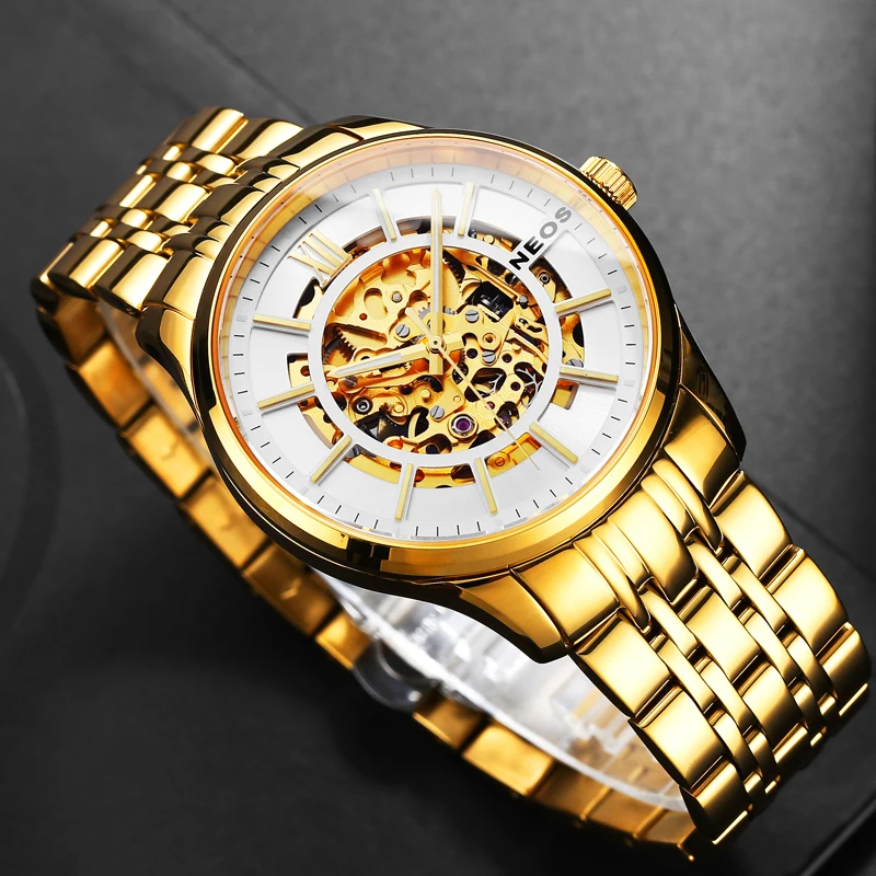 

2019 NEOS New Automatic Mechanical Watch Men's Watch Famous Brand Waterproof