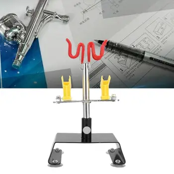 

Power Supply Kit Rotational Airbrush Holder Air Brush Paint Spray Gun Holding Rack Stand Accessory Rotary Tattoo Kit
