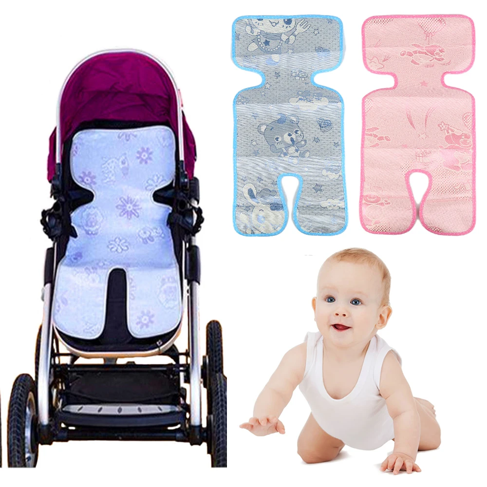 

New Baby Stroller Summer Stroller Car Child Umbrella Stroller Ice Chair Cushion Cart Seat Accessories Ice Silk Cool Mat