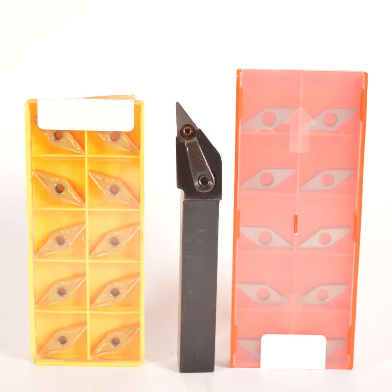 

Lathe Metalworking tools Kit SV1603 Shim Turning MVJNR1616H16 Holder VNMG160404-MA Insert 16*100mm Hot