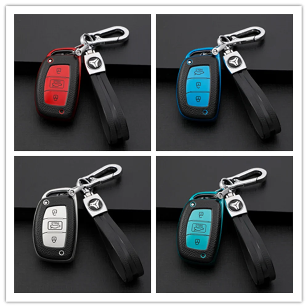 Color My Life TPU Leather Car Key Protection Holder Cover Key Case for  Hyundai Tucson 2016 - 2021 Keychain Accessories - AliExpress