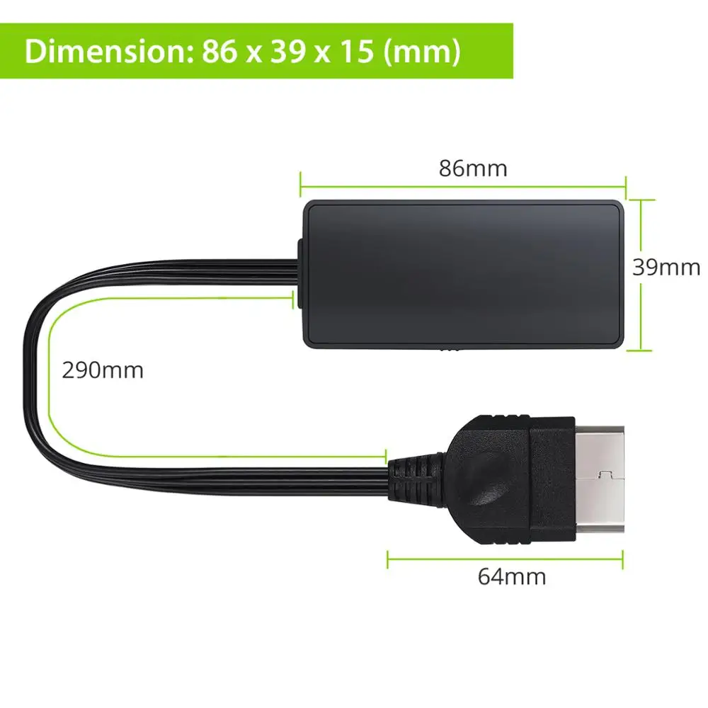 Proster для оригинального Xbox в HDMI конвертер адаптер HD Link кабель Поддержка 1080P/720P с USB +