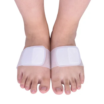 

1 Pair Massage Protection Correction Flat Feet Silicone Gel Arch Support Insoles Brace Relief Fasciitis Unisex Foot Care Bandage