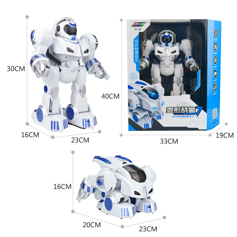 2.4G Remote Control Deformation Robot Intelligent Programming Song Mode English Teaching  Children's Toys Christmas Gift 6