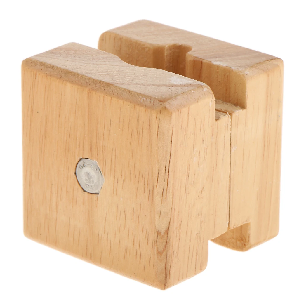 Wooden Clamp Tool Movement Adjustable Watch Holder Plastic Repair Fixer