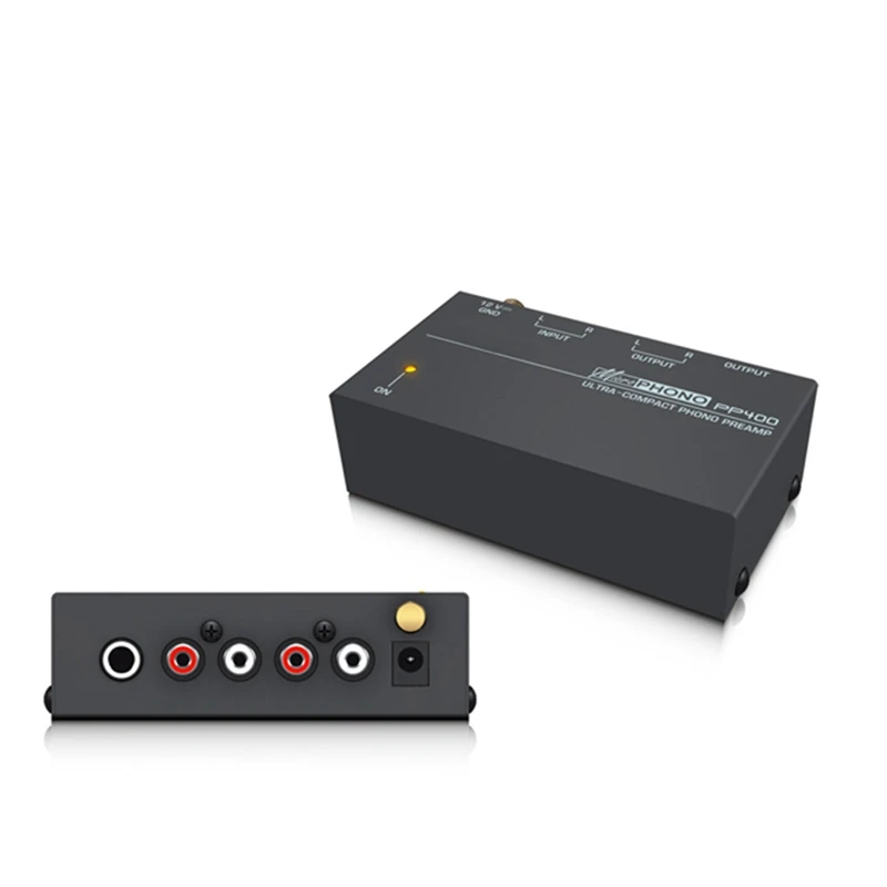Ультракомпактный Phono предусилитель с Rca 1/4 дюйма Trs интерфейсы Preamplificador Phono предусилитель(штепсельная вилка США