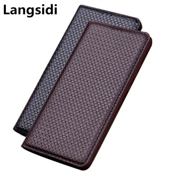 

Genuine leather magnetic mobile phone bag for Huwei Enjoy 8 Plus flip cover for Huwei Enjoy 7S phone case standing case cover