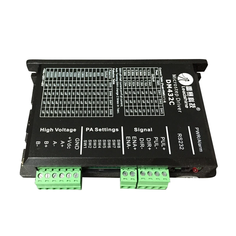 

Hot Leadshine DM432C Digital Stepping Motor Driver 40VDC 3.2A for CNC and Laser machine