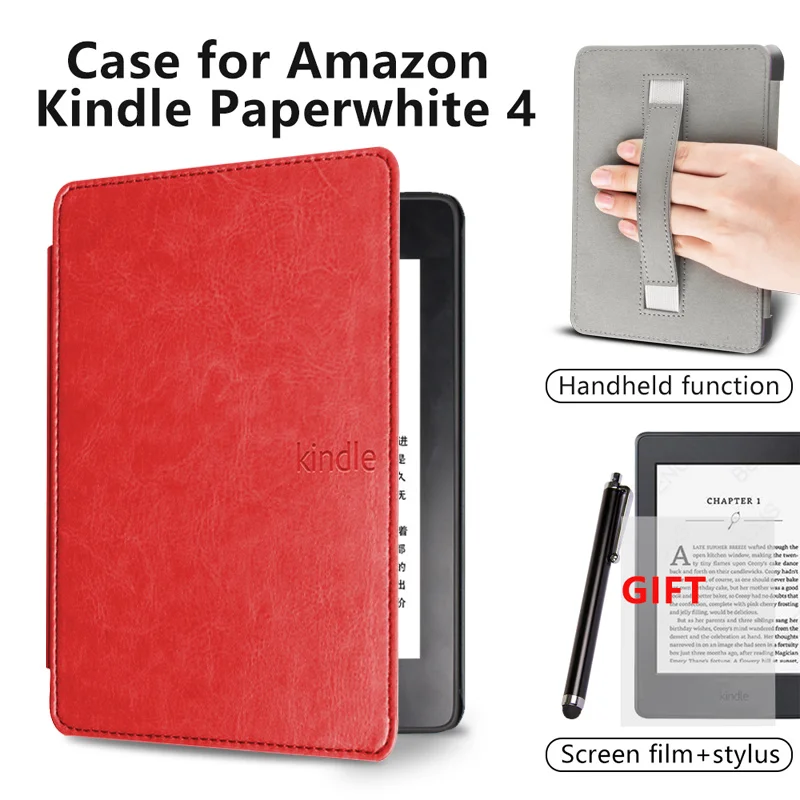 Из искусственной кожи чехол для Kindle Paperwhite 4 10th поколения Крышка 2018