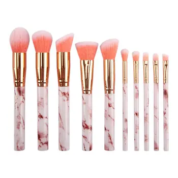 

10Pcs Marble Makeup Brush Beauty Makeup Set Eye Shadow Brush Blush Brush Makeup Brushes Set Beauty Tool