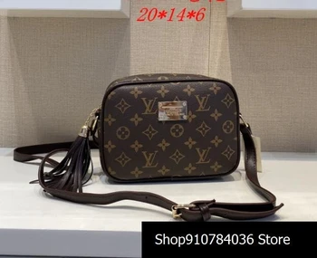 

Luxury Leather Handbags Women Bags Louis Vuitton LV- Designer Brand Women's Shoulder Bags Large Capacity Ladies Hand Bags L343