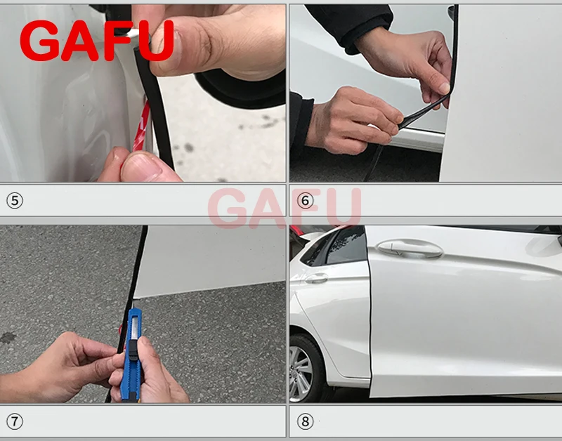 Аксессуары для KIA RIO 4 защитная лента дверей резиновые края дверные молдинги