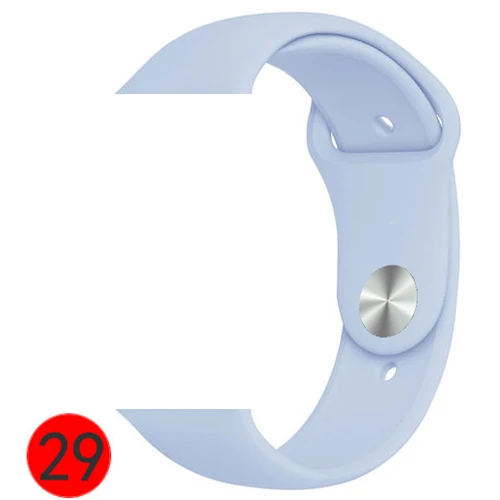 Силиконовый ремешок для apple watch 5 ремешок 40 мм 44 мм 42 мм 38 мм apple watch 4 apple watch 5 correa iwatch ремешок для часов аксессуары для часов - Цвет ремешка: gray blue 14