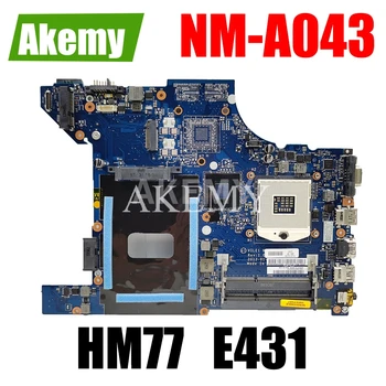 

NM-A043 Laptop motherboard For Lenovo ThinkPad Edge E431 original mainboard GM