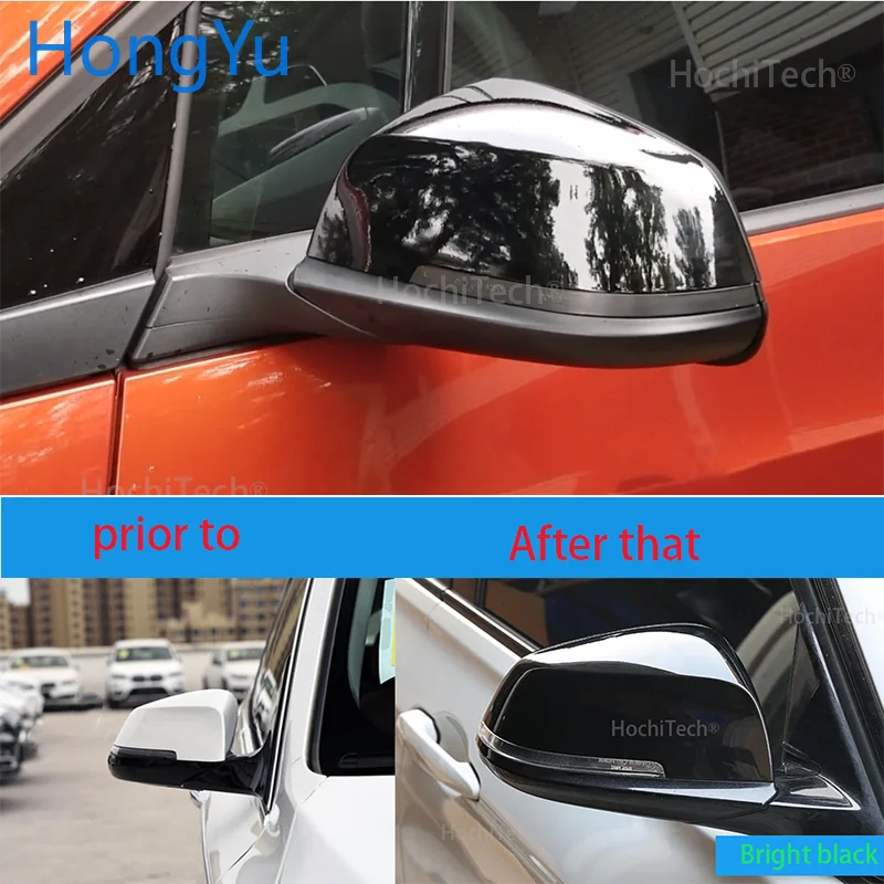 

Replace the original car rear view mirror cover bright high quality black mirror cover For BMW X Series X1 E84 2013 2014 2015