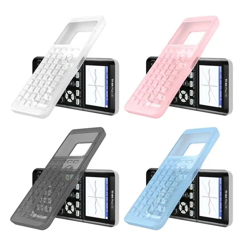 1 шт. мягкий защитный силиконовый чехол для Texas Instruments TI-84 Plus CE калькулятор полное