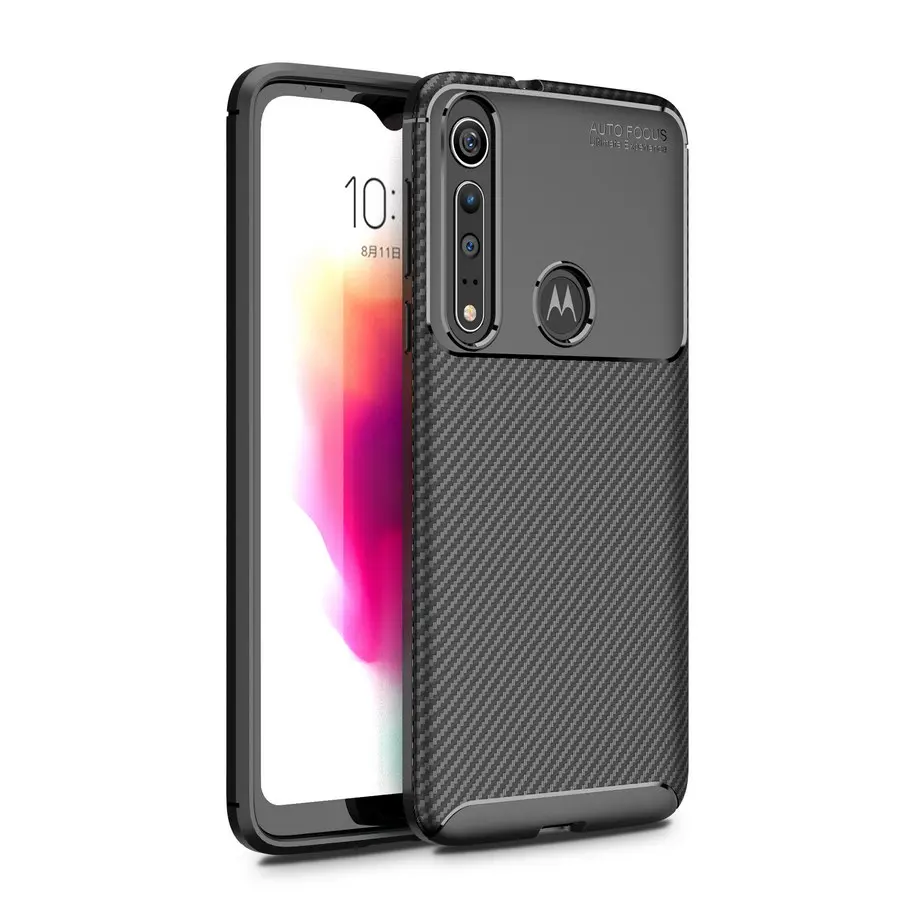 Черный Роскошный чехол для телефона для Motorola Moto G8 Play Plus чехол для смартфона Мягкий силиконовый чехол для MOTO один макро на молнии Wrong extraction Fundas - Цвет: Черный