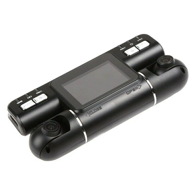  Cycle Car Dvr Dual Lens I4000 Hd Car Dvr Camera Recorder 2.0 Inch Lcd G-Sensor 320 Degree 2 Camera 