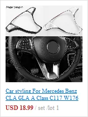 Angelguoguo для Mercedes Benz A/B/GLA/CLA класс алюминиевый сплав воздушная наклейка на розетку/приборную панель воздушный выход украшение кольцо